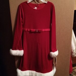 New Girl's Bonnie Jean Christmas Dress